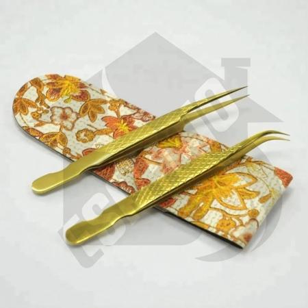 Eyelash Tweezers 2 Pieces Sets