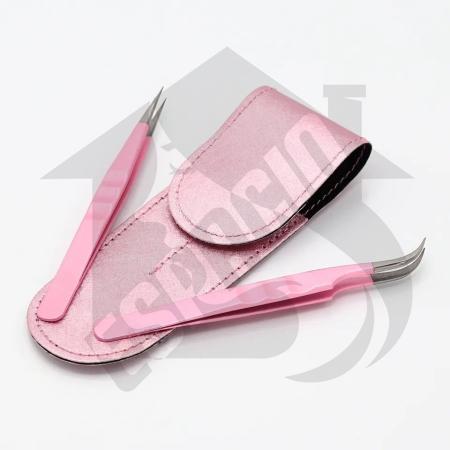 Eyelash Tweezers 2 Pieces Sets