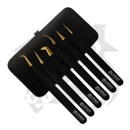 Eyelash Tweezers 6 Pieces Set